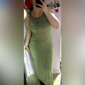 Gorgeous vintage BRIDGE striped dress. Light and airy perfect for spring/summer